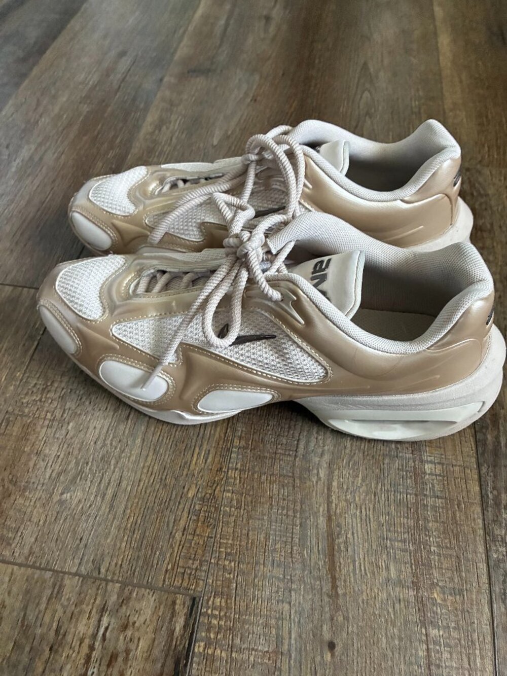 Gold Nike Air Max Muse Size 8